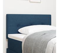 vidaXL Têtière LED Bleue rembourrée de 80 cm à accrocher au Mur, Meuble de Chambre en Tissu, déco contemporaine pour Une Ambiance Cosy, Dos de lit Moderne et rembourré, Cadre Ajustable