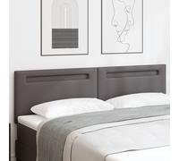 Cabeza De Lit Vidaxl Design Simple Gris 180 Cm Cuir Synthétique Gris