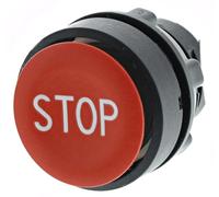 Schneider Electric ZB5AA434 Harmony ZB5AA434 Bouton-poussoir actionneur plat 1 bouton rouge décrochage par pression 1 pc(s)