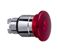 Schneider Electric Tête bouton-poussoir champignon ZB4BW443 lumineuse 22 mm rouge