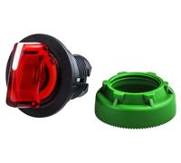 CABEZA SEL.FLUSH LUM.ROJA 3 POS.FIJAS