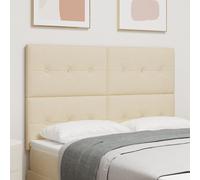 Cabezal Led Vidaxl Crème 72 Cm Tissu