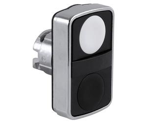 CABEZAL PULS DOBLE BLANCO/NEGRO RASANTE