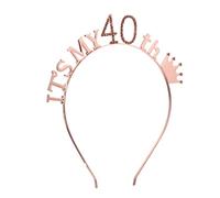 Cabilock 1 Bandeau De Bijoux Pour Cheveux De Fête Danniversaire Lettres Numériques Bandeau « cest Mon Anniversaire » Accessoire Photo Élégant Pour Filles