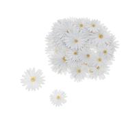 Cabilock 1 Boîte Décoration De Gâteau De Petit Gâteau Hawaïen Décorations De Fleurs Pour Décor De D'anniversaire Choix De Marguerites Papier Blanche