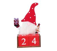 Cabilock 1 Calendrier en Bois Décorations De Noël Calendrier De Bureau Calendrier De Noël Calendrier De Bureau Calendrier De Bureau Calendrier De Table Calendrier Quotidien Rouge