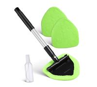 Cabilock 1 Ensemble Brosse de Nettoyage de Pare Brise Extensible pour Voiture Outil de Défogage Lavage de Vitres pour Surfaces Verre Conception Ergonomique avec Poignée Antidérapante