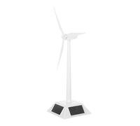 Cabilock 1 Ensemble Éolienne Miniature Plastique de Bricolage Éducatif pour Base Rotative Décoratif de Bureau et École