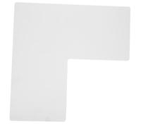 Cabilock 1 Ensemble Étagère d'angle Étagères Flottantes Salle De Bain Pas De Crémaillère De Perçage Forage Coin Étagère Murale d'angle Étagères pour La Décoration Murale Black PVC