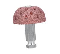 Cabilock 1 Ensemble tête de meulage avec tige réparation broyeur Roues de polissage outil bol pour pneu meule de polissage à gros grains tampon de pneu Alliage d'acier au tungstène Or rose