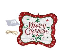 Cabilock 1 Jeu Parfois Tu Oublies Que Tu ES Génial Guirlande Porte Gonflable Décorations Accueillir Pendaison De Crémaillère Noël Devant Pré De Plein Air Distique Ornement Rouge en Bois