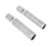Cabilock 1 paire Douille à Bougie Outil de Retrait de Bougie pour Réparation Automobile Accessoire Pratique Corrosion Action Pivotante pour Flexibilité