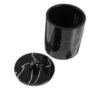 Cabilock 1 Pc Boîte Coton-tige Marbre Porte-coton Pot Organisateur De Coton Récipients Avec Couvercles Stockage De Ronds De Coton Porte- En Coton Se Réconcilier Porte-cure-dents Résine