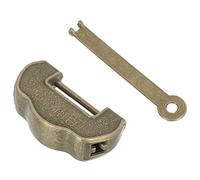 Cabilock 1 Pc cadenas ancien serrures d'armoire valise vintage étui à bijoux serrure vintage serrure de tiroir vintage Alliage de zinc serrure rétro serrure en métal boîte à bijoux antique