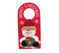 Cabilock 1 Pc Suspension Noel Suspension de Noel accroche-Porte Ornement Figurine de poupée de Noël tentures de noël décoration de Noël verrou Porte Suspendue Bonhomme de Neige de Noël