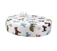 Cabilock 1 Pièce coussin d'appoint galette de chaise déhoussable Coussin de chaise pour enfants coussin chaise haute tapis d'augmentation de chaise coussin augmentant la chaise Beige