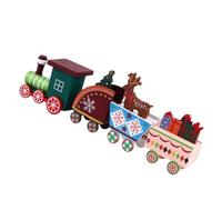 Cabilock 1 Pièce Décoration de Train Miniature Ornement de Noël DIY pour Gâteau Anniversaire Décor Coloré pour Garçon Fille et Table Festive