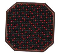 Cabilock 1 Pièce Housse de Siège de Voiture Perles de Bois Naturel Coussin de Siège Massant et Respirant Tapis pour Auto Bureau et Maison Couleur Vin Protection Durable et Pratique
