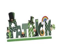 Cabilock 1 Pièce Ornements pour Décoration Maison Thème Saint Patrick Décorations avec Vertes et Lettres Accessoires Festifs pour Ambiance de Fête