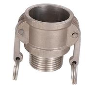 Cabilock 1 pièce Raccord Cam et Groove Acier Inoxydable Pouce B Type Accessoire et pour Chimiques et Alimentaires