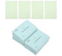 Cabilock 10 Boîtes Papier Buvard Vert Ultra Fin pour Visage, Peau Grasse, | Boîte Portable, Absorption Instantanée de L’huile, Autour du Nez, Usage Femme et Homme, Papier