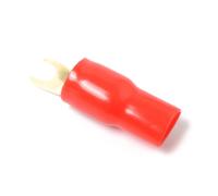 Cabilock 10 paires Cosses Fourches Cuivre Plaqué Awg Connecteurs de Fil pour Haut-parleur à Sertir Rouge et Noir pour Câble Audio Adaptateurs de Connexion Électrique pour Système Audio