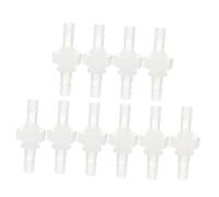 Cabilock 10 pièces Adaptateur de Tuyau Plastique Lot de Connecteurs Filtrés pour Pompe à Air et Applications Pratique et Fiable pour Industrie Alimentaire et Pharmaceutique