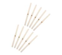 Cabilock 10 Pièces Aile Blanche en Plastique Charnière à Broche pour Accessoires D'avions Télécommandés, Fixation Fiable et Entretien Facile, pour Débutants et Passionnés