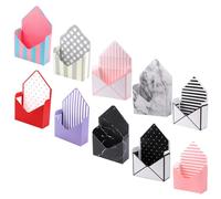 Cabilock 10 Pièces Boîte à Enveloppes pour Fleuriste en Papier, Étui à Fleurs Pliable D'enveloppe, Différentes Couleurs, pour Bouquets et Présents Lors Fête des Mères Style