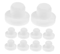 Cabilock 10 Pièces Bouchons Silicone Solide Réutilisables Bouchons Étanchéité pour Bouteilles de Sel Poivre Vin et Pots Plug Silicone Pharmaceutique Facile à Insérer et Retirer
