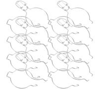 Cabilock 10 Pièces Boucle Métallique Pour Bocal En Verre, Boucle De Verrouillage En Acier Inoxydable, Remplacement Pour Bocaux À Large Bouche, Scellée, Accessoire De Stockage