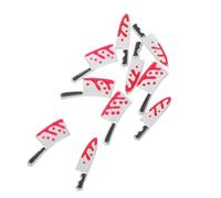 Cabilock 10 Pièces Breloques pour Ongles Halloween en Alliage Charmes Coupe Sanglants, Accessoires Manucure Créatifs pour Ongles Naturels et Faux, pour Fêtes et Salons