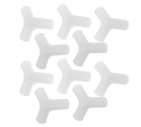 Cabilock 10 Pièces Connecteur à 3 Voies en Plastique Blanc Diamètre Intérieur 12mm Support Robuste et Usage Polyvalent pour Placard et Sèche-Linge pour Rangement et Assemblage DIY