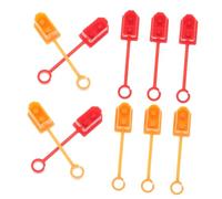 Cabilock 10 pièces Connecteurs Protection Cache- Batterie Anti-poussière Anti-court-circuit pour Modèles Rc Jaune et Rouge