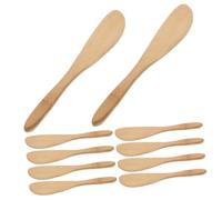 Cabilock 10 Pièces Coupe-beurre en épandeur de vinaigrette à l'usure tartineur de fromage ménager épandeur de confiture pratique épandeur de confiture portable Kaki