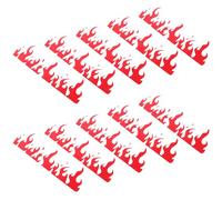 Cabilock 10 Pièces décalcomanies réfléchissantes gommettes Autocollant Red