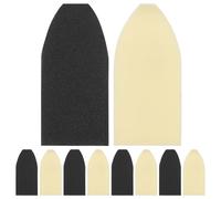 Cabilock 10 pièces Embouts Archet Plastique pour Violon et Alto Accessoires de Réparation Légers et Durables Garnitures pour Archet Adaptées Plupart des Violons