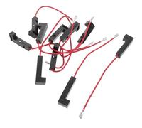 Cabilock 10 Pièces Fusible pour Micro-ondes Porte-fusible de Remplacement 800 Ma Cuivre Noir, Insert Ressort 4,8mm, pour Four à Micro-ondes et Appareils Électriques