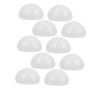 Cabilock 10 pièces Kit de Globes LED Demi-sphère pour Applique Murale Diffuseur Lumière Uniforme pour Miroir Maquillage Accessoires Vanity Faciles à Installer Éclairage Doux pour Salle de