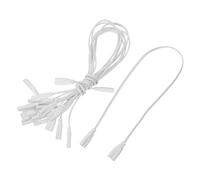 Cabilock 10 Pièces Ligne De Connexion Lampe Rallonge Masculin à Double Fin Rallonge à Double Fin Légère Fil De Connexion De Lampe à Led Cordon De Tube Led Blanche Plastique