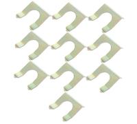Cabilock 10 pièces Lot de Clips U pour Fixation et Maintien des Câbles de Frein et Lignes de Carburant Clips de Retenue pour Voitures Camions et Montage Facile sans Outils