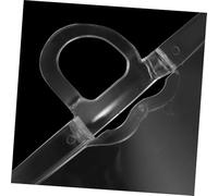 Cabilock 10 Pièces Masque Plastique Transparent Réutilisable Buée pour Restauration et Salons Visage Flexible et Respirante