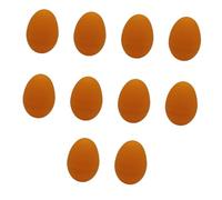 Cabilock 10 Pièces Oeufs Plastique de Pâques Oeufs Amusants pour Décoration et Activités pour Diy et Éducation Artistique