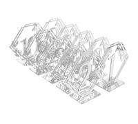 Cabilock 10 Pièces Panneau Distinction de Hexagonal de Mariage Acrylique Table en Argenté, Pratique des Sièges pour Lors de Grands Événements et Réceptions