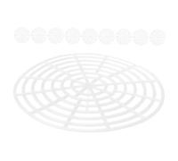 Cabilock 10 Pièces Pickle Jar Press Plates Mesh Net Plastic Fermentation Weights For Wide Mouth Mason Jars Stable Round Press For Kimchi Sauerkraut Home Canning