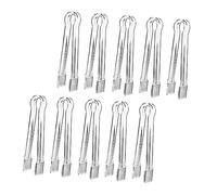 Cabilock 10 pièces Pinces à Glaçons Acrylique Transparentes Pince Alimentaire Antidérapante pour Sucre Apéritifs et Petits Snacks Accessoire Pratique pour Bars et Usage