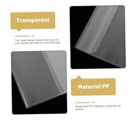 Cabilock 10 Pièces Protège Transparente Couvre Protection Étanche et pour Manuels Scolaires et Cahiers