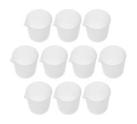 Cabilock 10 pièces Silicone Measuring Cups Non-stick Graduated Dispenser Cups For Resin DIY Crafting And Epoxy Mixing