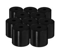 Cabilock 10 Pièces Supports de Nivellement Silicone Résistants Chaleur pour Imprimantes Amortisseurs Anti-vibrations Hauteur de Nivellement Précis et Faciles à Installer Accessoires