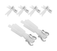 Cabilock 10 Pièces Tête de Tondeuse pour Poils de Nez en Plastique et Acier Argenté, Facile à Installer, Supporte une Utilisation Répétée, Accessoire pour Entretien Personnel